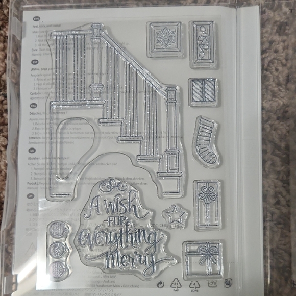 Stampin' Up! Ready for Christmas Stamp Set - Black - Picture 2 of 3